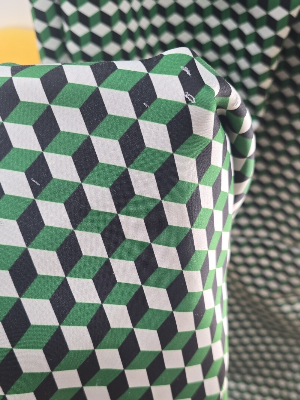 Cynthia Rowley Green Patterned Water-Repellent Bonded Jumpsuit - Picture 17 of 17